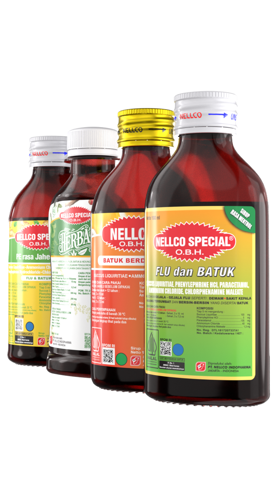 Produk sirup obat batuk Nellco